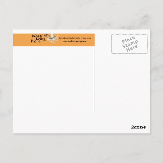 Microfinance Postcard Postkarte (Rückseite)