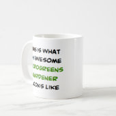 Microgreens-Gärtner, großartig Kaffeetasse (Vorderseite Links)