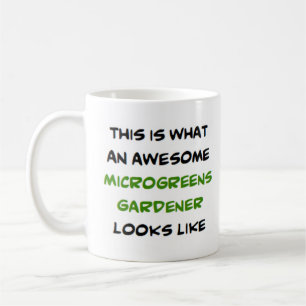 Microgreens-Gärtner, großartig Kaffeetasse