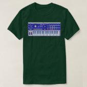 Microkorg Synthesizer Vaporwave T-Shirt (Design vorne)
