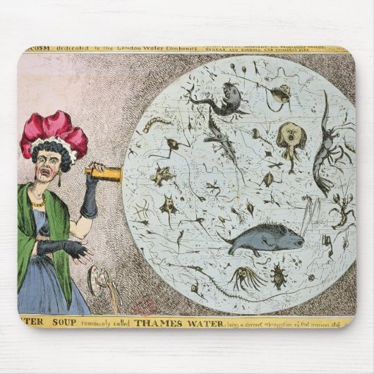 Microkosmos eingeweiht dem London-Wasser Mousepad (Vorne)