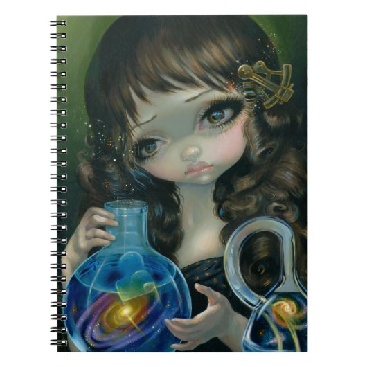 "Microkosmos: Galaxie-" Notizbuch Notizblock (Vorderseite)