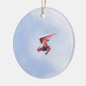 Microlight Flugzeug Keramik Ornament (Links)