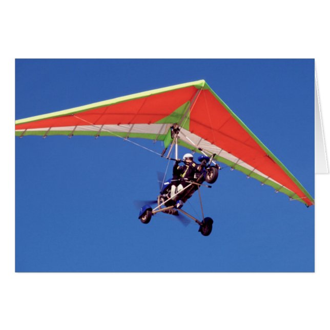 Microlight Flying in Sky, Western Cape (Vorderseite (Horizontal))