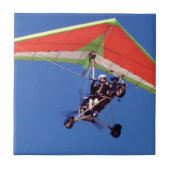 Microlight Flying in Sky, Western Cape Fliese (Vorderseite)