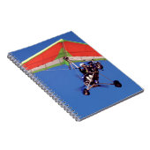 Microlight Flying in Sky, Western Cape Notizblock (Rechte Seite)