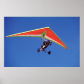 Microlight Flying in Sky, Western Cape Poster (Vorne)