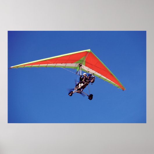 Microlight Flying in Sky, Western Cape Poster (Vorne)
