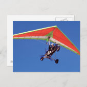 Microlight Flying in Sky, Western Cape Postkarte (Vorne/Hinten)