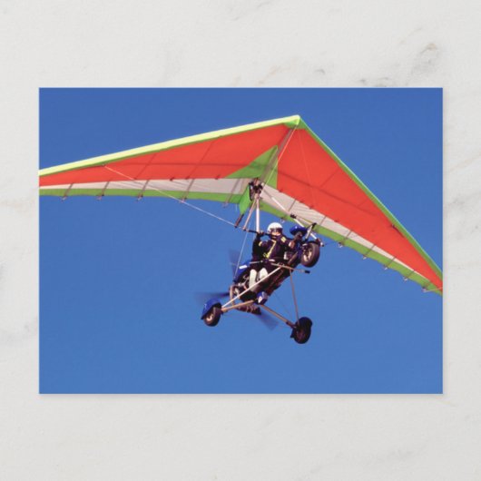 Microlight Flying in Sky, Western Cape Postkarte (Vorderseite)