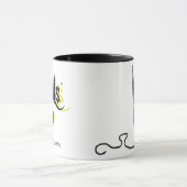 Micromajig Gekritzel + Logo Tasse (Zentrum)
