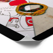 Micromanethiques Installation auf Zeichnungen Post Poster (Ecke)