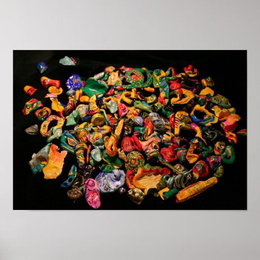 Micromanethiques Miniaturmikroskulptur-Plakat Poster (Vorne)