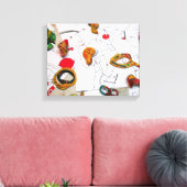 Micromanethiques Montage auf Zeichnungen Leinwand (Insitu (Wohnzimmer))