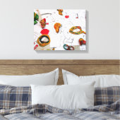 Micromanethiques Montage auf Zeichnungen Leinwand (Insitu (Schlafzimmer))