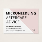 Microneedling Kollagen-Induktionskarte (Vorderseite)