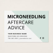 Microneedling Kollagen-Induktionskarte (Vorderseite)