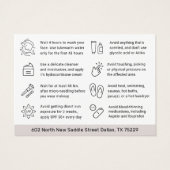 Microneedling Kollagen-Induktionskarte (Rückseite)