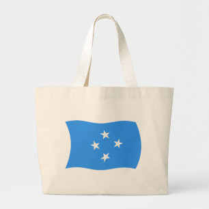 Micronesia Flag Tote Bag Jumbo Stoffbeutel