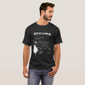 Micronesia Map Polynesia Map Melanesia Map T-Shirt (Vorne ganz)
