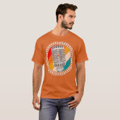 Microphone Broadcasting Video Producer T-Shirt (Vorne ganz)