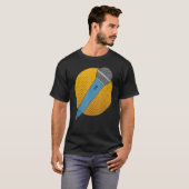 Microphone Singer Music T-Shirt (Vorne ganz)