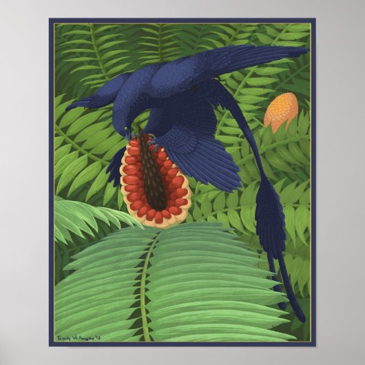 Microraptor Omnivory Poster (Vorne)