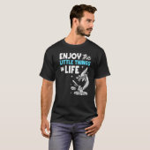 Microscope Biology Nerd Science Labrador Microbiol T-Shirt (Vorne ganz)