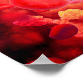 Microscopic View Of Human Anitbodies Poster (Ecke)
