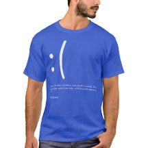 Microsoft Blue Screen of Death T-Shirt