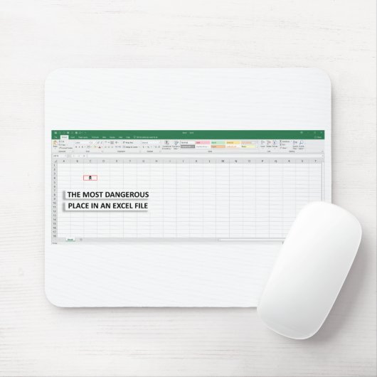 Microsoft Excel-Arbeitsmousepad Mousepad (Mit Mouse)