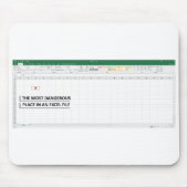 Microsoft Excel-Arbeitsmousepad Mousepad (Vorne)