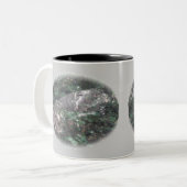 Microthena Spider Orb Web Coordinated Items Zweifarbige Tasse (Vorderseite Links)