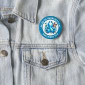 Microtia Blau-Bewusstseins-Tag-Schleife und Schmet Button (Beispiel)