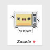 Microwave Funny Pub Aufkleber (Blatt)