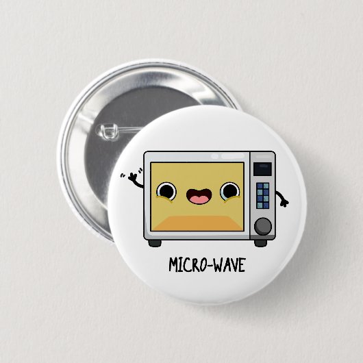 Microwave Funny Pub Button (Vorne & Hinten)