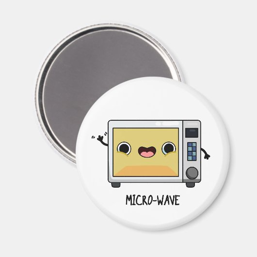 Microwave Funny Pub Magnet (Vorderseite/Rückseite)