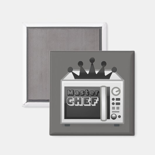 Microwave Master Koch Magnet (Vorderseite/Rückseite)