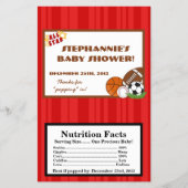 Microwave Popcorn Wrapper All-Star Red Flyer (Vorne)