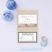 Microwave Popcorn Wrapper Altstadt Weihnachten Flyer (Einzeln)