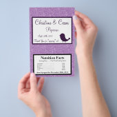 Microwave Popcorn Wrapper Bird Swing Lila BG Flyer (Handgriff)