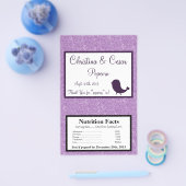 Microwave Popcorn Wrapper Bird Swing Lila BG Flyer (Einzeln)