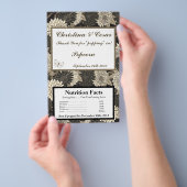 Microwave Popcorn Wrapper Black Cream Daisis/Carn Flyer (Handgriff)