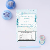 Microwave Popcorn Wrapper Blue Daisies Flyer (Einzeln)