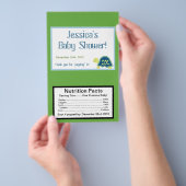 Microwave Popcorn Wrapper Blue Sea Turtles Flyer (Handgriff)