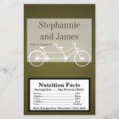 Microwave Popcorn Wrapper Brown Doppelbike Flyer (Vorne)