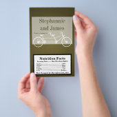 Microwave Popcorn Wrapper Brown Doppelbike Flyer (Handgriff)