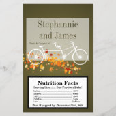 Microwave Popcorn Wrapper Brown Doppelbike Flyer (Vorne)