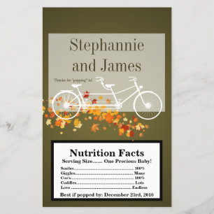 Microwave Popcorn Wrapper Brown Doppelbike Flyer