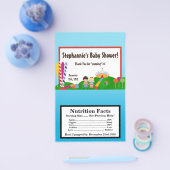 Microwave Popcorn Wrapper Candy Land Ice Creme Flyer (Einzeln)